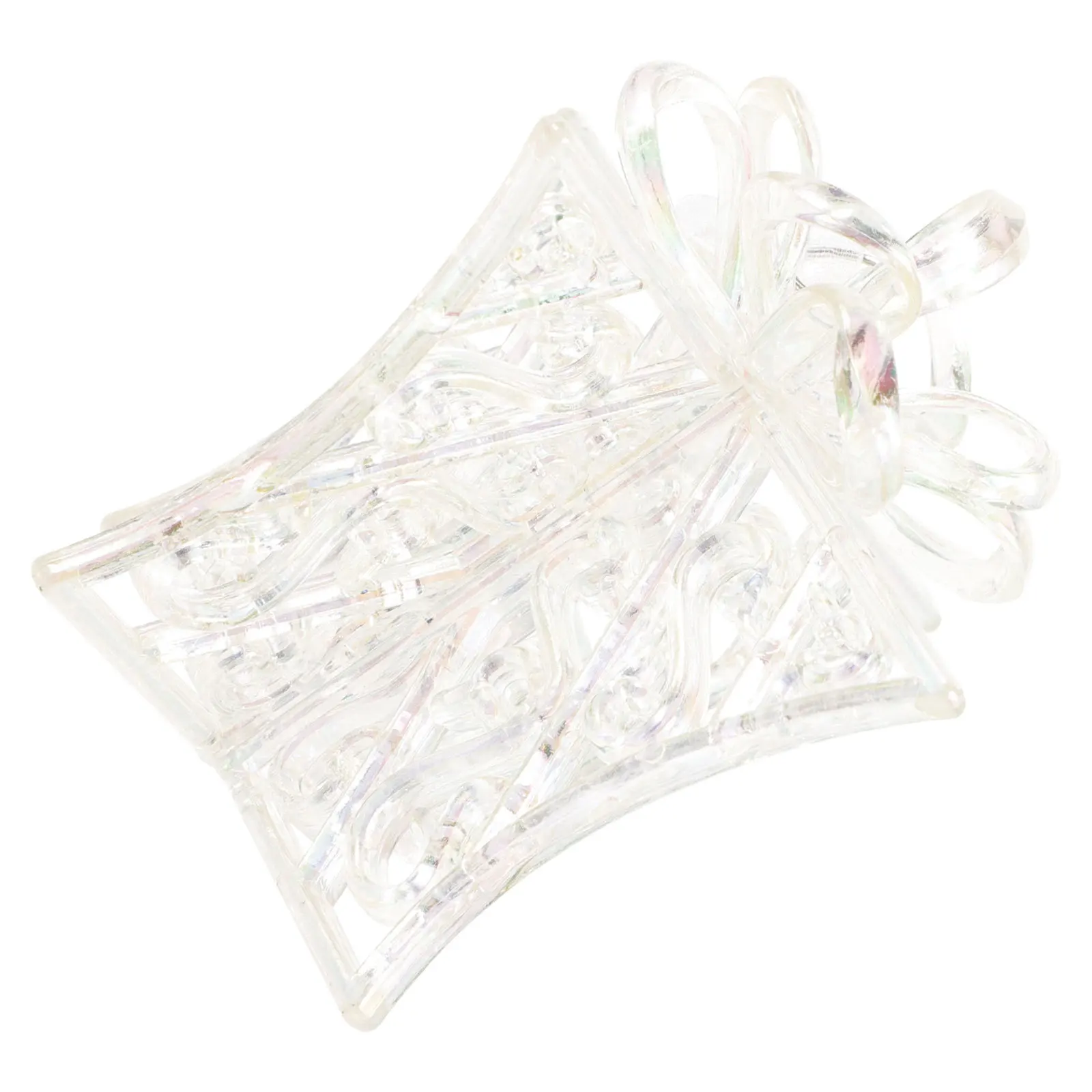 

Transparent Acrylic Gift Bag Shape Christmas Pendant Clear Hanging Ornament Xmas Tree Decoration Party Favor Acrylic Pendant