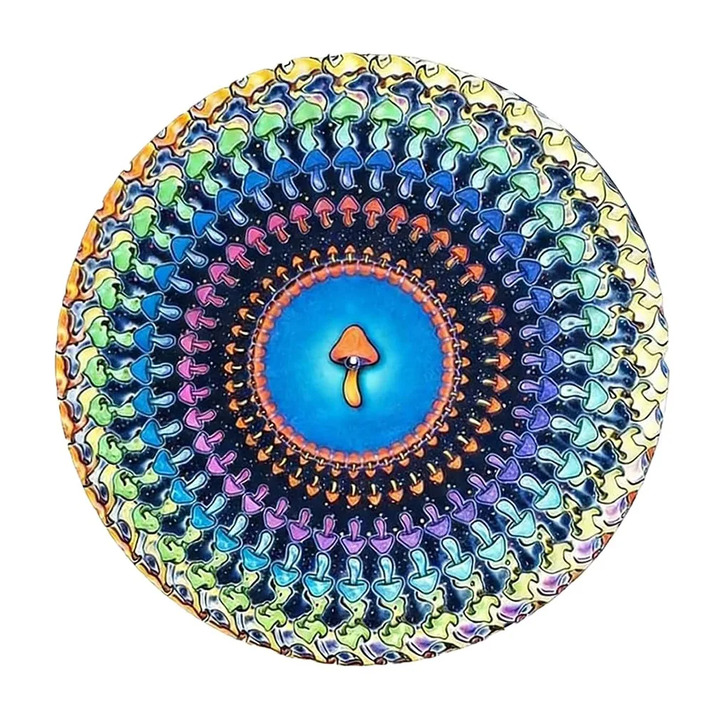 

Zoetrope Motion Effect Animated Zoetrope Slipmat Animated Pattern Art Display Optical Illusion Turntable Mat