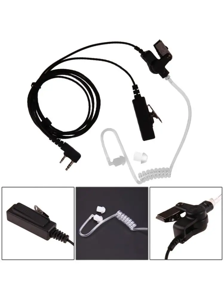 

Walkie Talkies Mic Covert Acoustic Tube Earbuds for Kenwood TYT UV5R, UV5RA, UV5RB Radio Two Way Radio