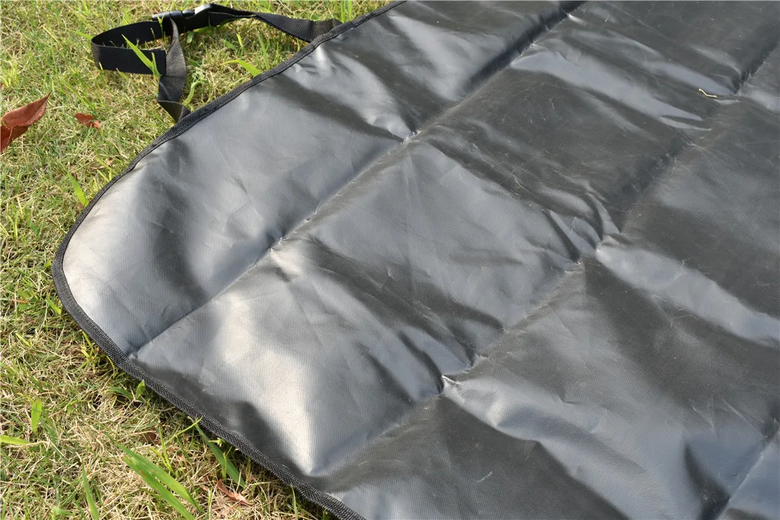 غطاء مقعد السيارة للكلاب أغطية مقاعد الحيوانات الأليفة للمقعد الخلفي مقاوم للخدش وغير قابل للانزلاق 600D أكسفورد مقاوم للماء