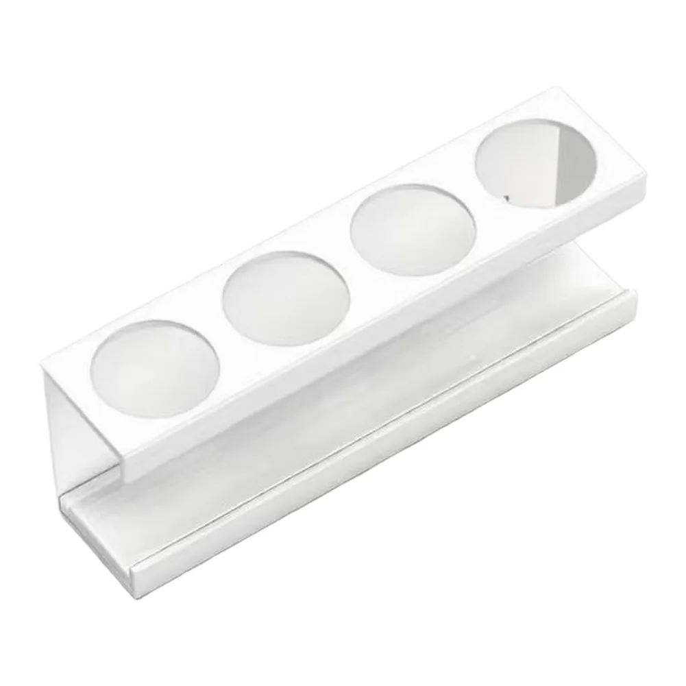 Electric Toothbrush Holder with Four Compartments and Diatomaceous Earth Base for Wall Mounting and Water Absorption