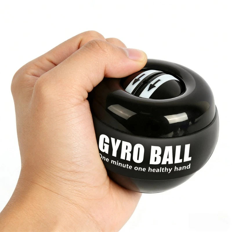 Home Fitness Silent Wrist Ball Self-Starting Grip Strength Trainer Portable Wrist Gyro Ball for Hand and Forearm Workout