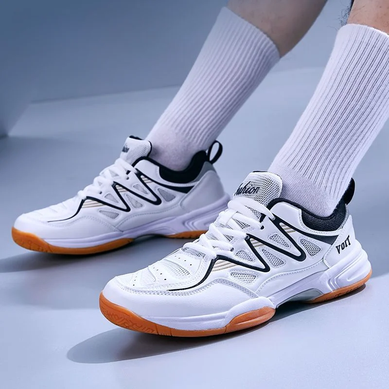 Treino para Absorção de Choque Masculino e Feminino Badminton Shoes, Tênis de Mesa, Respirável, Esportes Profissionais, Casais