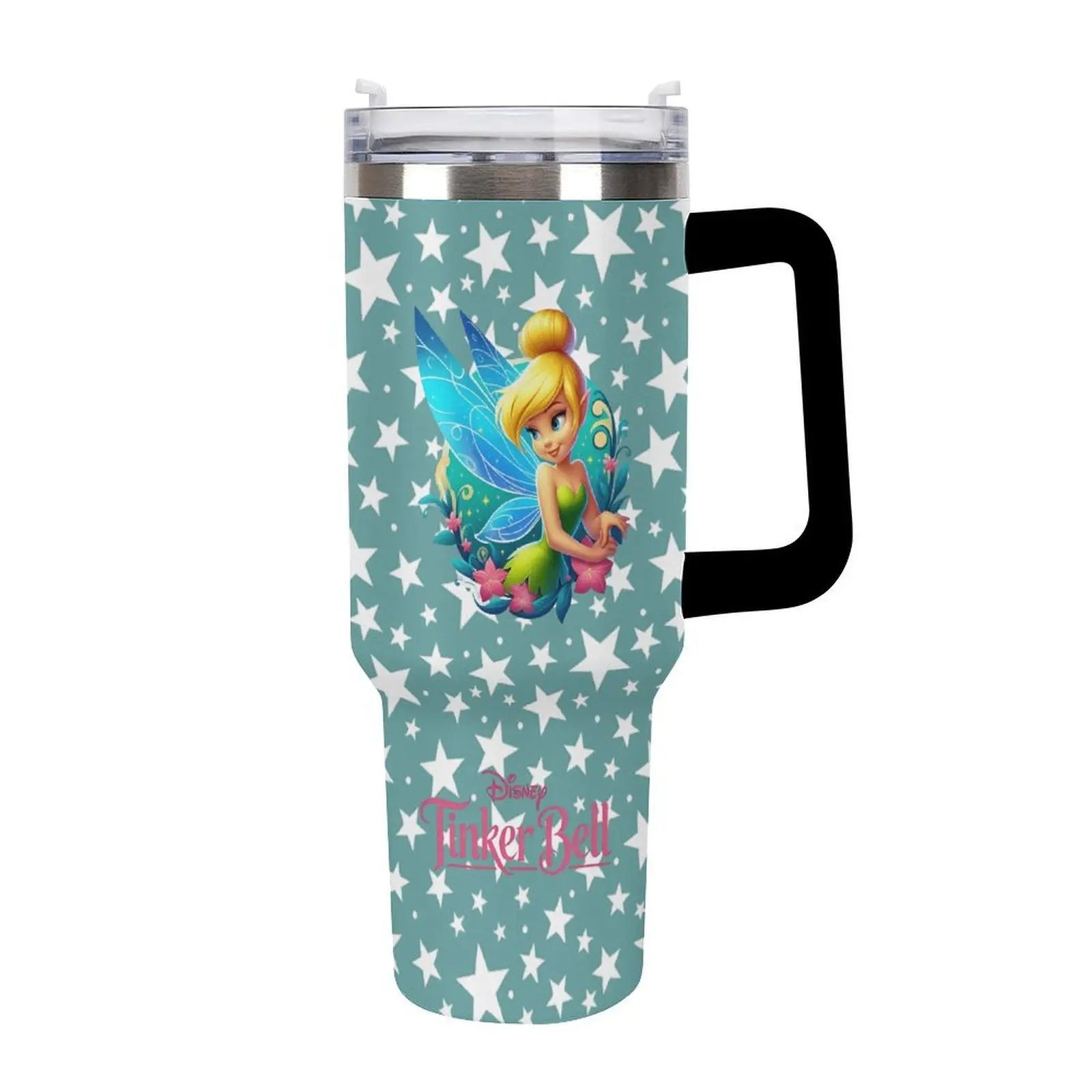 

Tinker Bell Insulated Water Bottle Disney Cartoon Custom Design Your Personal Images Car Cup Travel Water Bottle 40 Oz Cosplay