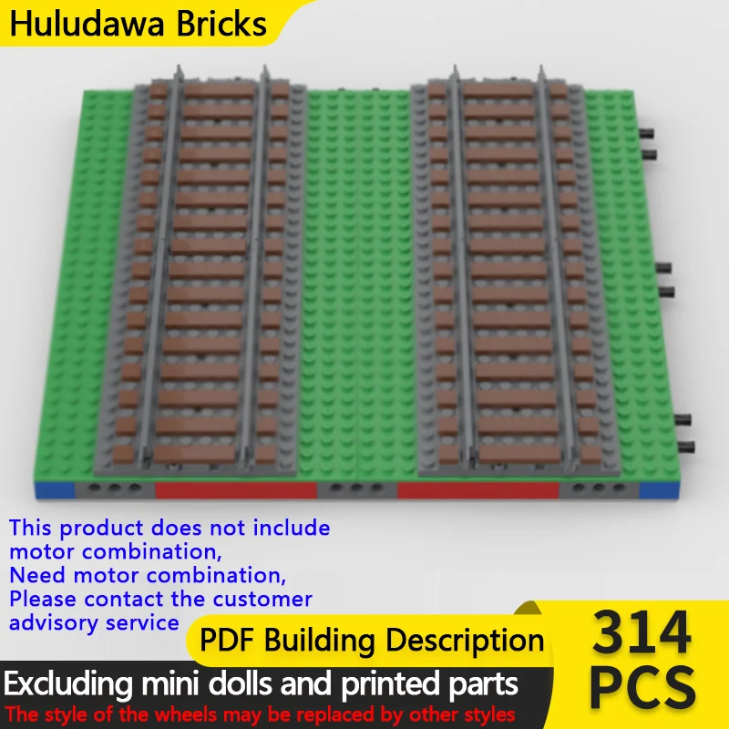 

Street View Model MOC Building Bricks Train Portable Layouts Track Modular Technology Children Holiday Gifts Assemble Toys Suit