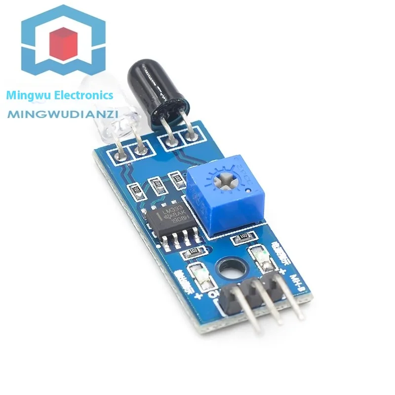 IR Infrared Obstacle Avoidance Sensor Module for Arduino Smart Car Robot 3-wire Reflective Photoelectric New