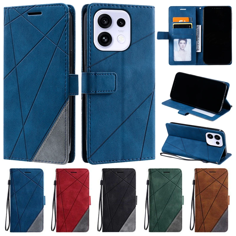 For Coque OPPO Reno 16 Pro 5G Cover Luxury Flip Wallet Leather Case for Funda Oppo Reno16 Pro Reno16 F 16F 16 FS 5G Phone Cases
