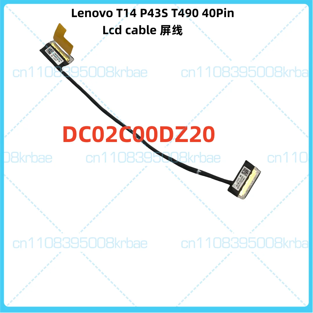 

Новый оригинальный кабель для сенсорного экрана, подходит для Lenovo Thinkpad T490, T495, P43S. Кабель для подключения экрана DC02C00DZ20