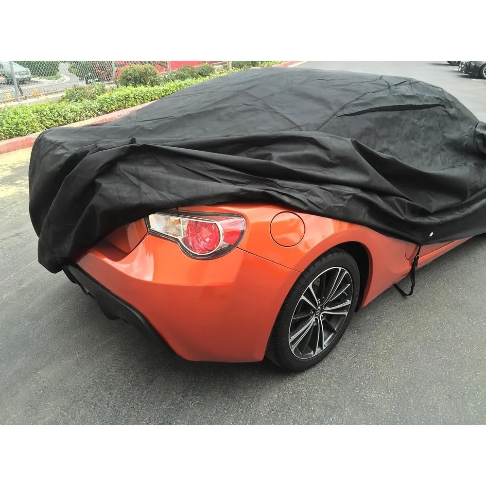 غطاء حماية للسيارة موديل 2013-2019 FR-S وتويوتا 86 باللون الأسود، مثالي للحماية المخصصة والخارجية