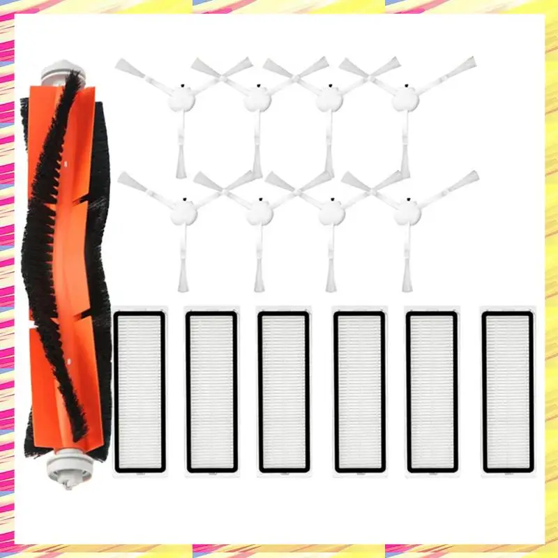 

ABJJ Основная боковая щетка Hepa-фильтр для Xiaomi Dreame Bot D10 Plus RLS3D/Z10 Pro/L10 Plus Запасные части