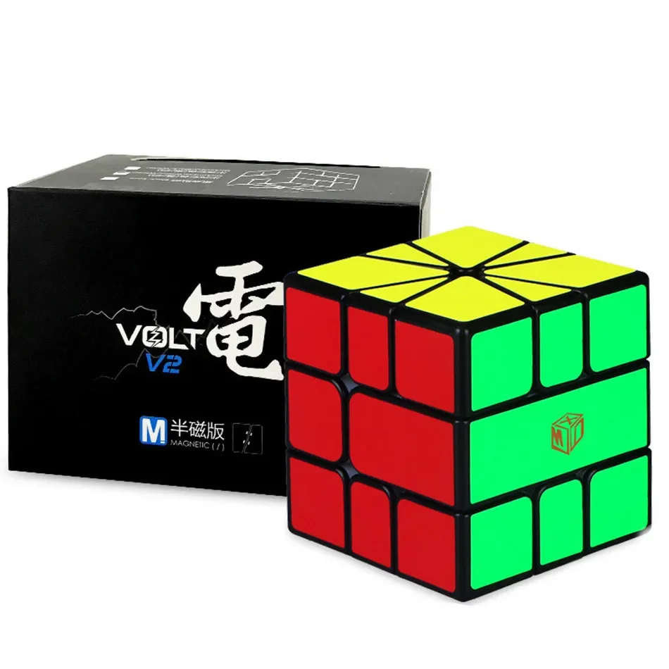 Cubos magnéticos para competição, QiYi XMD Volt Square 1 One, Magic Puzzle, Cubo in Package, V2 M SQ-1, X-Man