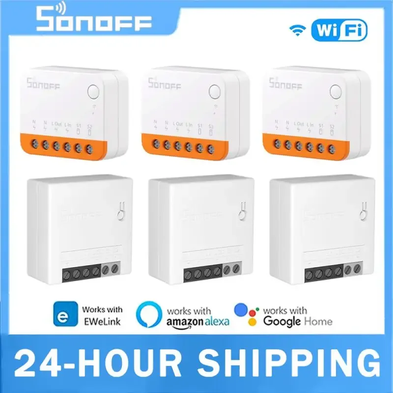 1/3/5PCS SONOFF R4 / R3 / R2 MINI Wifi Switch Mini Extreme Smart Home Module Voice Remote Control Alexa Google Home Alice