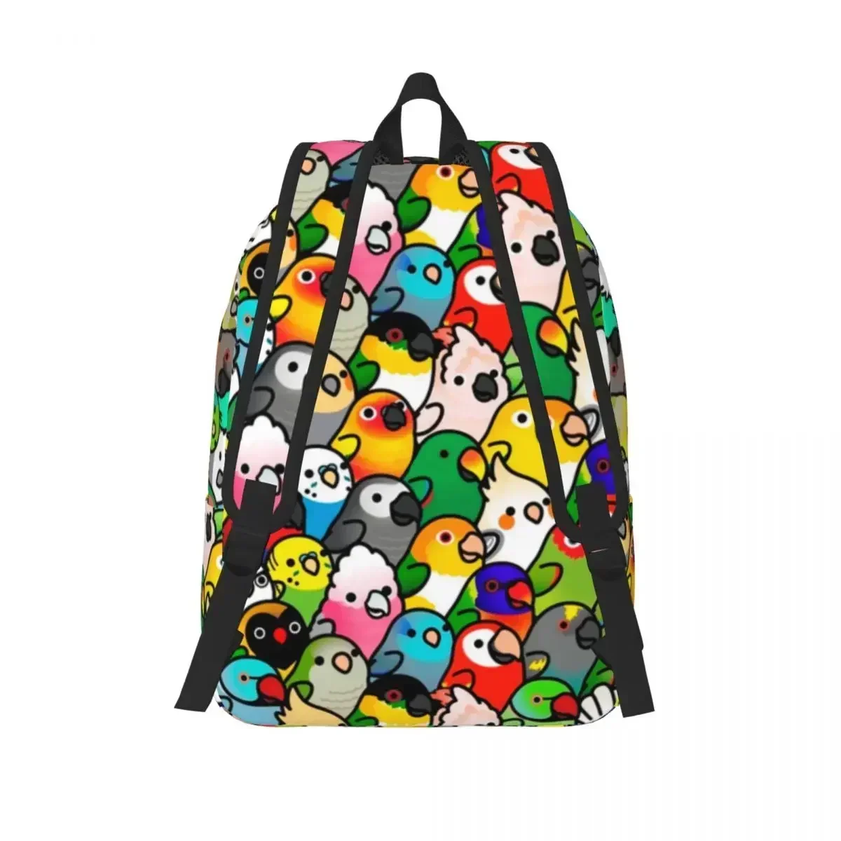 حقيبة ظهر كاجوال من Budgie للاستخدام الخارجي في المدرسة الثانوية للأعمال، حقيبة نهارية لطيفة للببغاوات للرجال والنساء، حقائب قماش للكمبيوتر المحمول