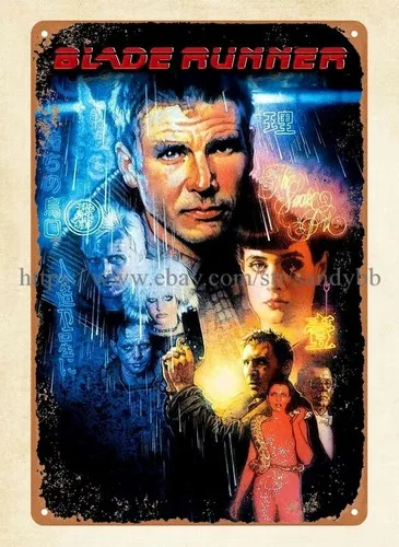 Sammler-Metallschilder 1982 Blade Runner Filmplakat Blechschild