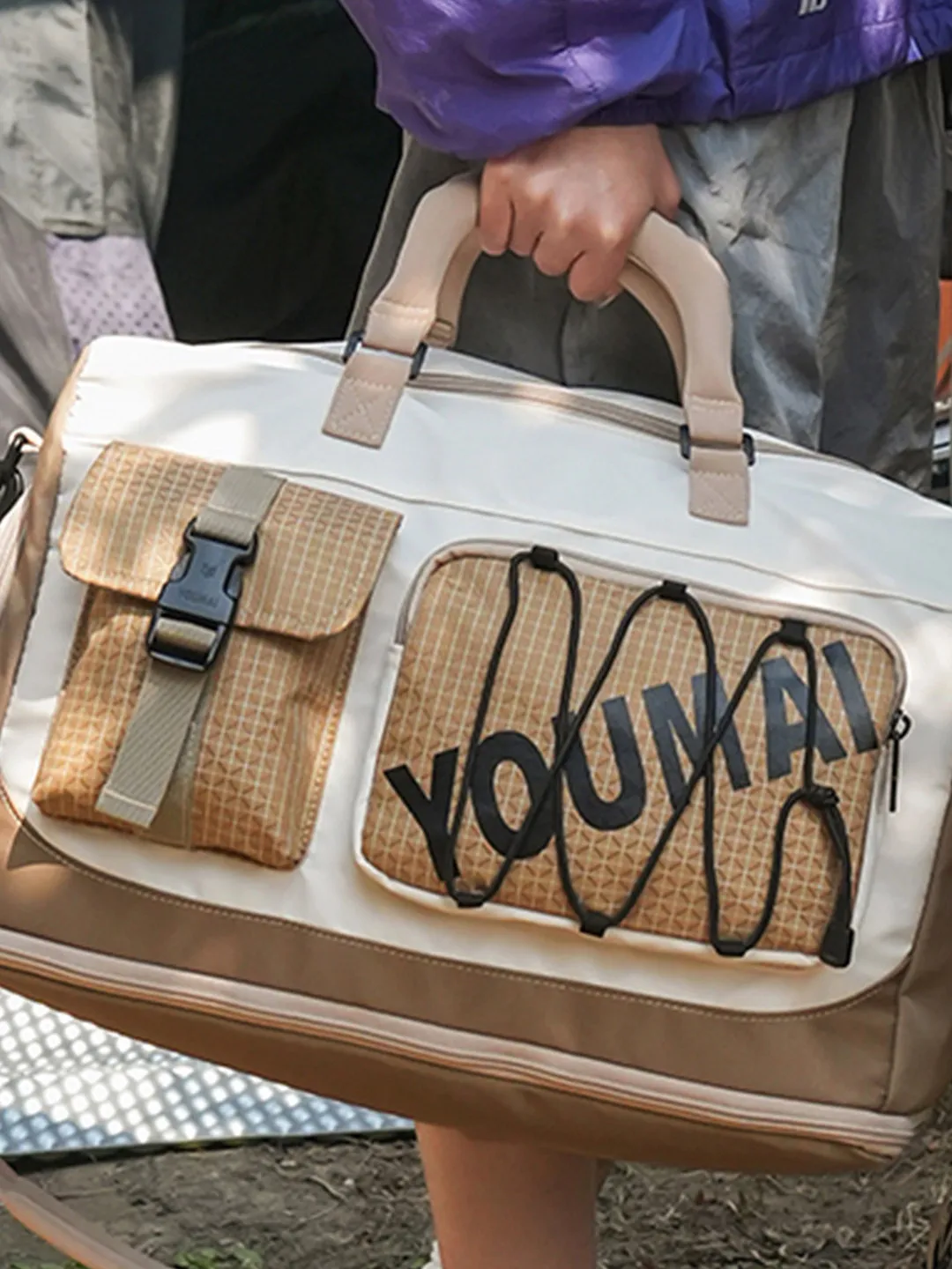 large-capacity-fitness-bag-short-trip-travel-bag-multi-functional-handheld-luggage-storage-bag-for-men-and-women-sports-train