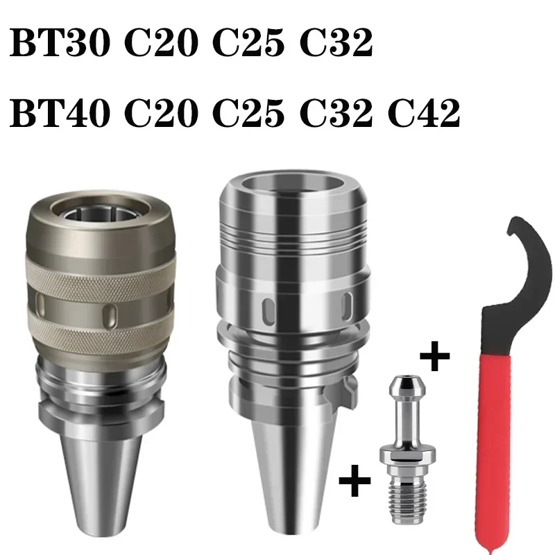 

1 шт. Bt30 Bt40 C20 C25 C32 C42 Держатель инструмента Высокоточный мощный обрабатывающий центр с ЧПУ Пылезащитный держатель инструмента шпинделя токарного станка