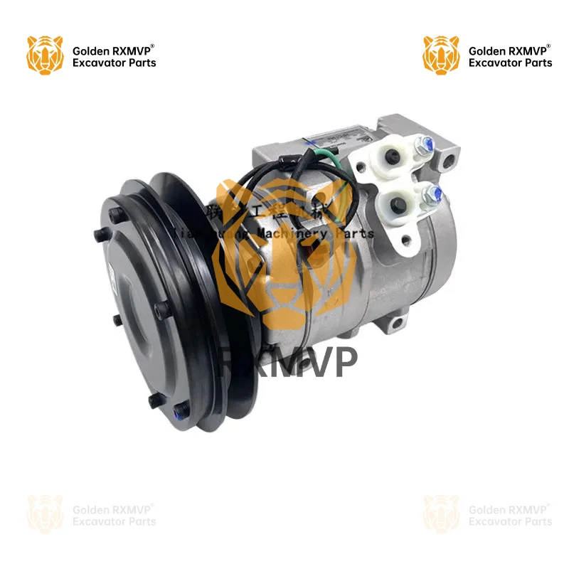 For Hitachi ZAX120 130 air conditioning compressor,air conditioning refrigeration pump,cold air pump,compression pump,excavator