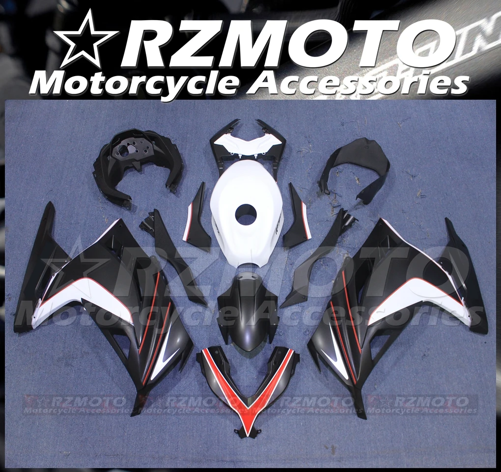 RZMOTO NEW Plastic Injection Cowl Panel Cover Bodywork Fairing Kits For Kawasaki NINJA 250 300 13 14 15 16 17 18 #2113