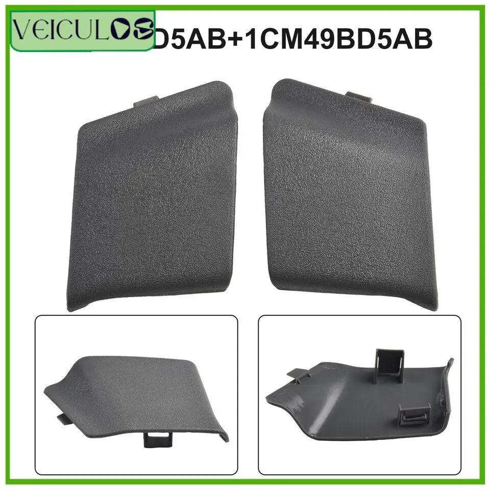 1pair Right+Left Seat Belt Anchor Trim Slate Cover For 06-08 Dodge Ram 1CM48BD5AB 1CM49BD5AB Car Exterior Parts Accessories