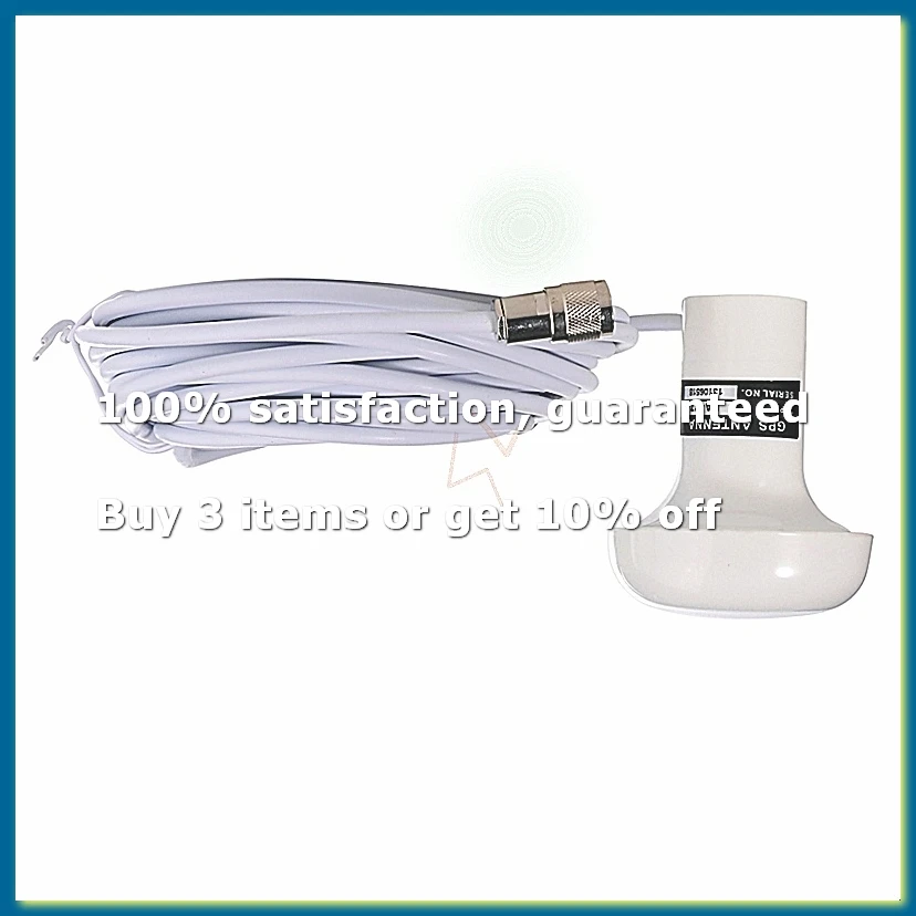 GPS Antenna HA-017 Marine with 10 Meter Cable TNC Connector RG-58 Interface