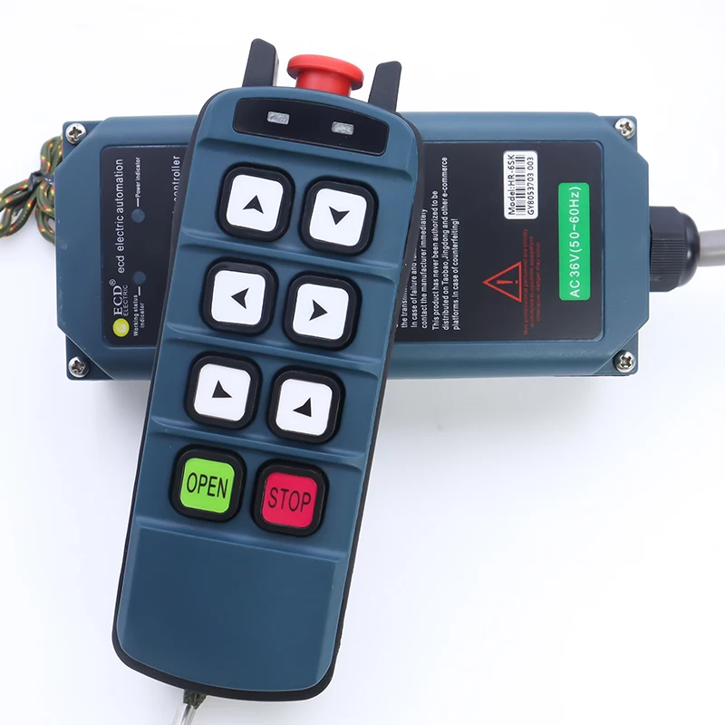 Factory Price 6 Keys Single Speed Waterproof  and Dustproof Wireless Crane Remote Control With FCC and CE Certificate