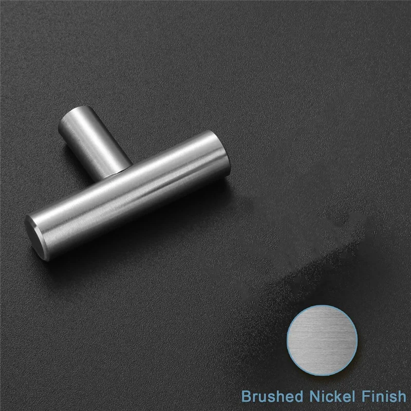 Silver Nickel Solid Brass Vertical Lines Art Deco Style Kitchen Cabinet Drawer Handle Pull Knob