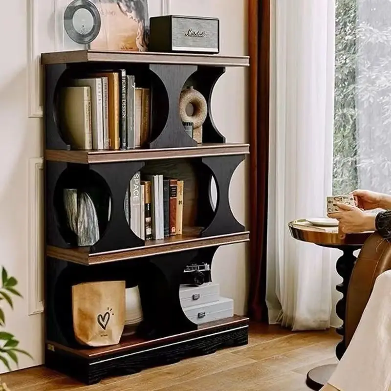 Bücherregal Mehrschichtiges Bücherregal Wohnzimmervitrine Eingang Zuhause Aufbewahrungsschrank Arbeitszimmer mehrschichtig