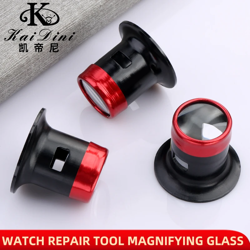 5X 10X 15X إصلاح ساعة المكبر أداة المحمولة أحادي العين عدسة مكبرة العدسة لأدوات العين المكبر الساعاتي