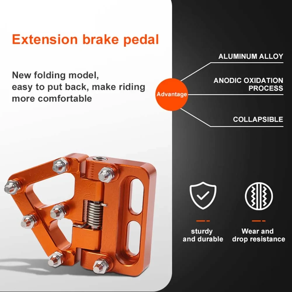 For Sherco SC SCF SE SER SEF SEF-R Factory 125 250 300 450 500 SE300 2020 Accessories Folding Rear Brake Pedal Step Tip Plate