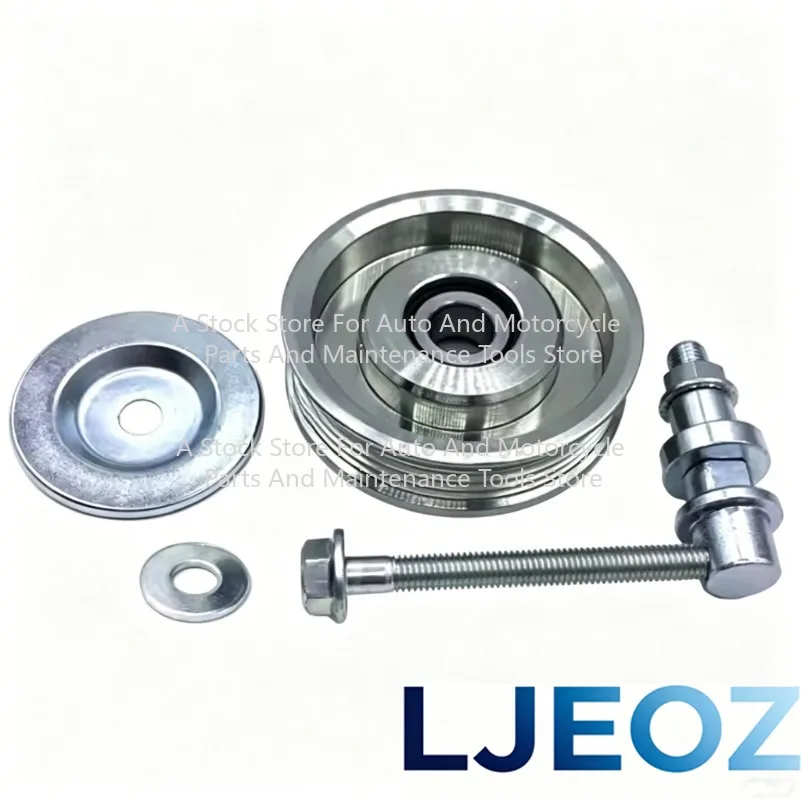 for Doosan Daewoo DH150 220 215 225 258 300-5/7/9 Air Conditioner Belt Tensioner Tightening Wheel 4PK Excavator