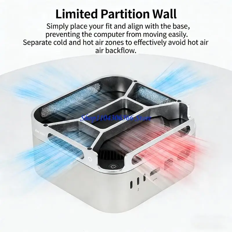 02DD Small Computer Heat Dissipation Base With Big Capacity Support And Secure Feature