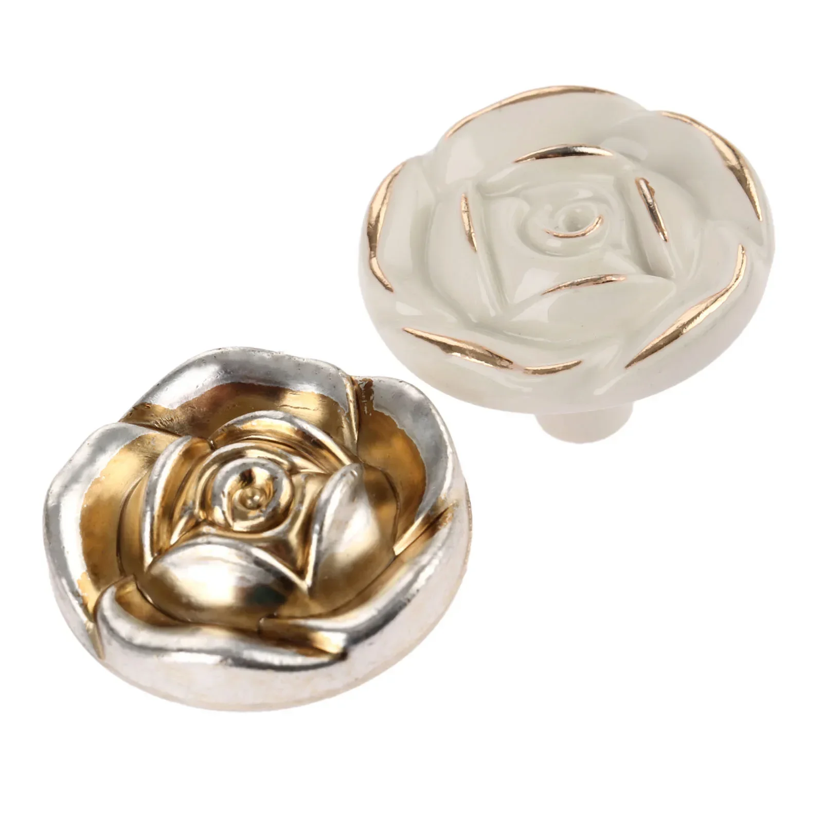 Single Hole Knobs Furniture Handles Rose Tiradores Para Cajones Dresser Drawer Kitchen Cupboard Handle Cabinet Knobs and Handles image 4