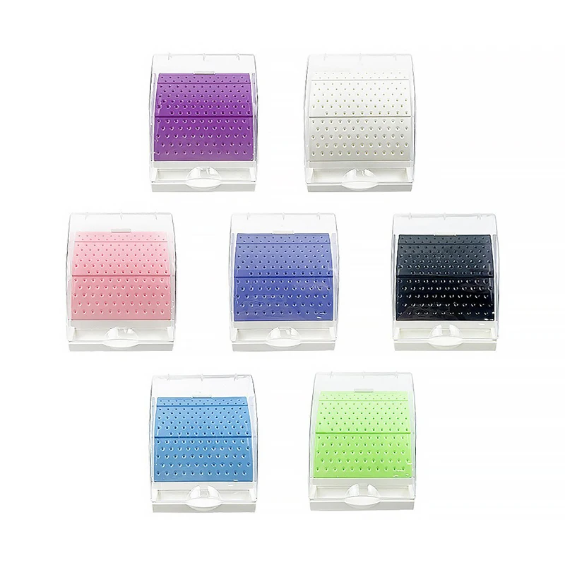 

Коробка для стоматологических боров с ящиком, 142 отверстия, чехол для автоклава, пластиковый держатель для стоматологических боров, дезинфицирующий стерилизованный блок для стоматологических боров