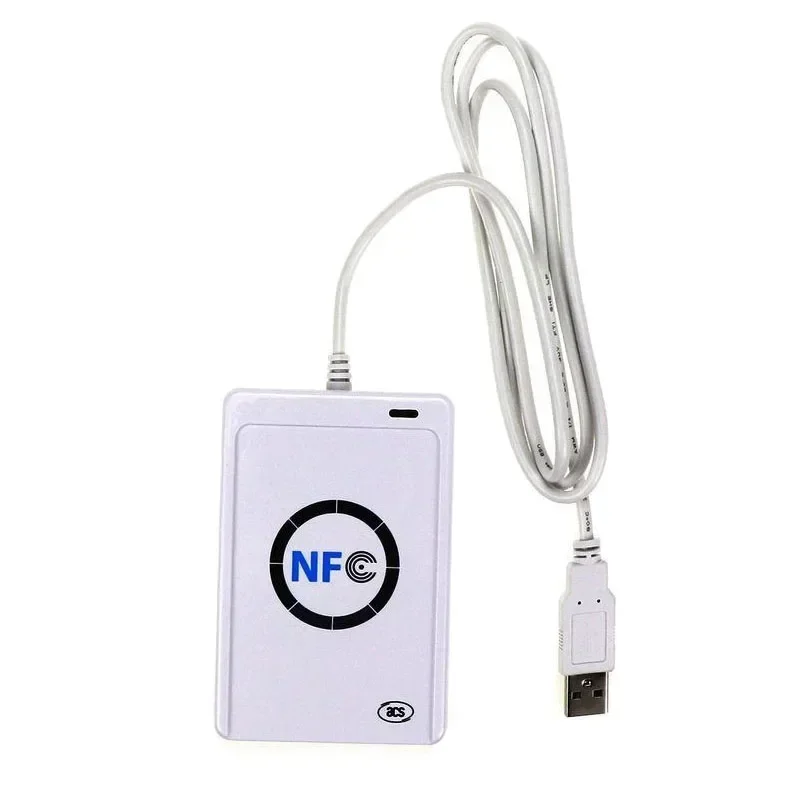 13.56 MHz Card Reader, RFID Duplicator, Smart Card Reader with UID Card, Key Fob, Keychain, ACR122U for Windows Linux Mac