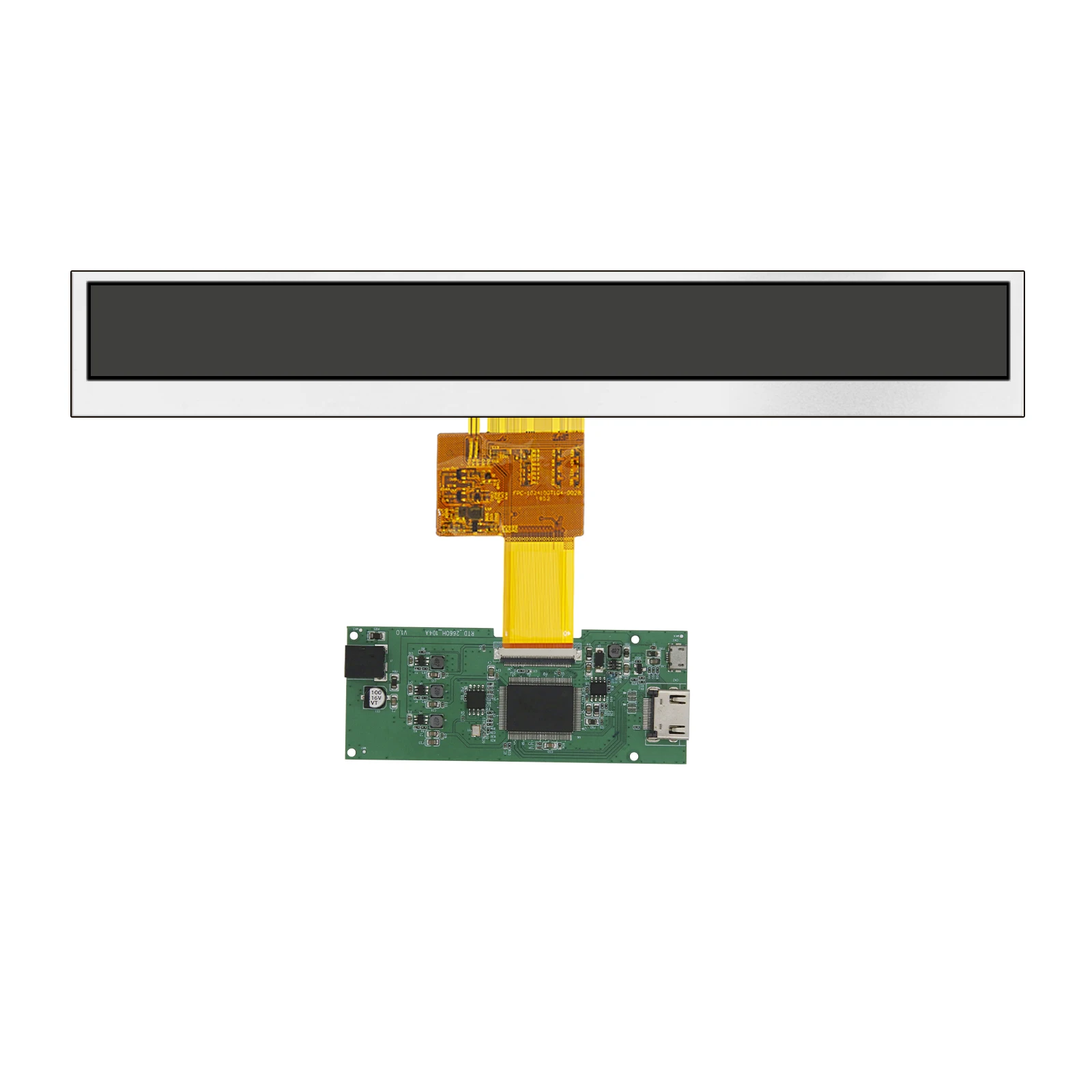 Wholesale 10.4 Inch Screen Long Strip Panel High Brightness TFT LCD Display Module with HD-MI Board for supermarket Advertising