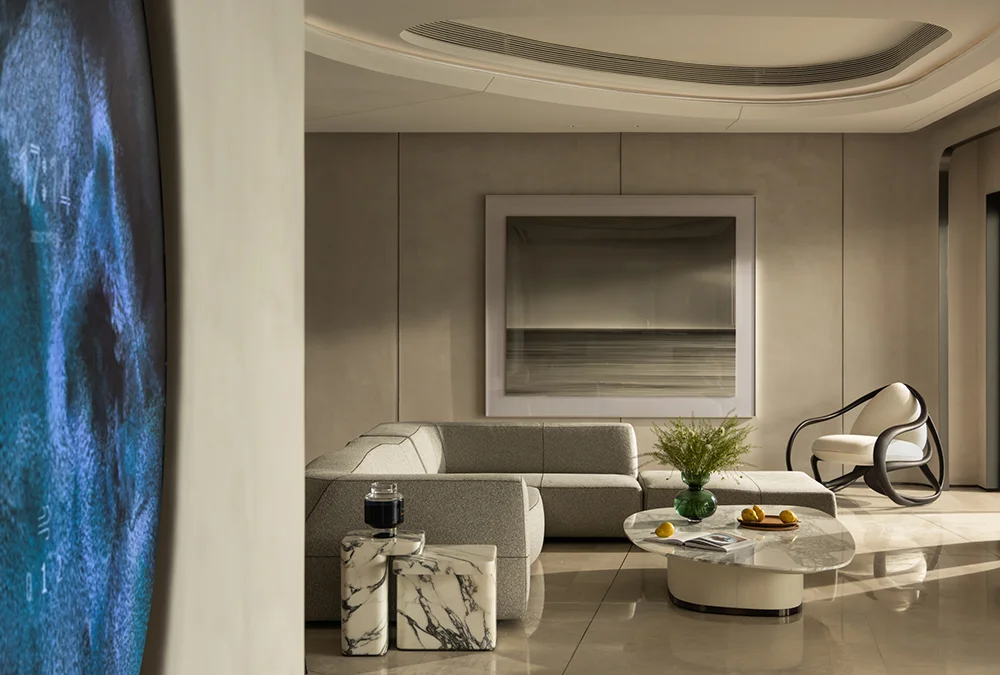 Sanhai Stile moderno Design interno Piano da pavimento 3D Rapportazione massima Costruzione Disegno Bozza Aumento alto Casa Camera da letto Interno