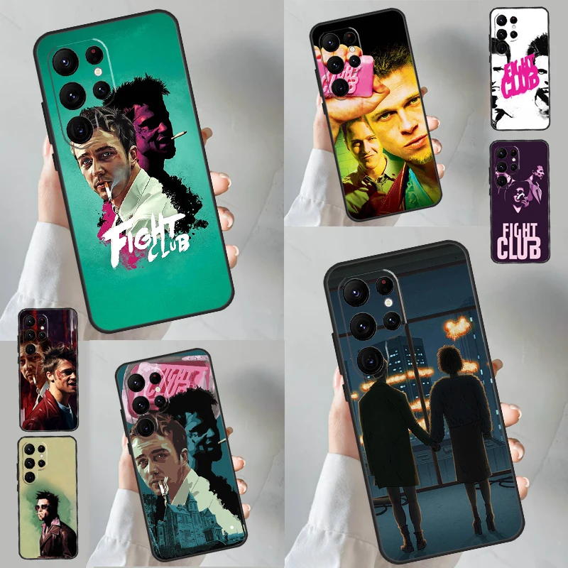 Fight Club Case For Samsung Galaxy S24 Ultra S23 S22 S9 S10 Note 10 Plus Note 20 S20 FE S21 FE Cover