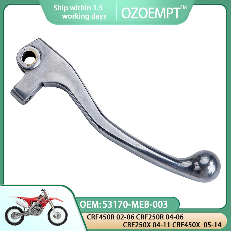 OZOEMPT Motorcycle Dirt Bike Brake Levers Applications:CRF450R 02-06 /CRF250R 04-06 /CRF250X 04-11 /CRF450X 05-14