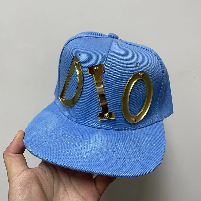 Anime JoJo Adventure Role Play Diego Brando Cos Costume Men Women Green Hat Cool Hip Hop Hat Party Accessories Baseball Cap ﻿