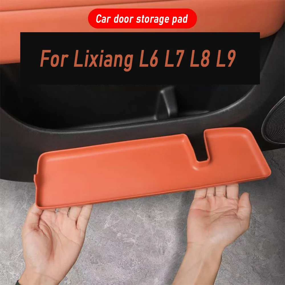 

For Lixiang L6 L7 L8 L9 2024 Car Styling Door Storage Box Front Rear Door Storage Box Interior TPE Storage Box Accessories