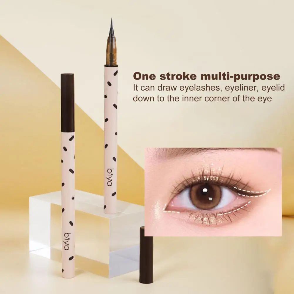 Mode Eyeliner Bleistift breite Anwendung wisch fest tragbare ultra feine Grey Eyeliner flüssige Eyeliner Kosmetik Zubehör