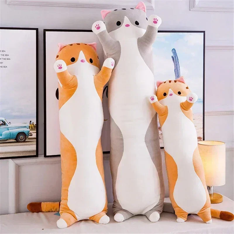 Lovely Husky Side Sleeping Body Pillow 50-130cm Bed Sofa Soft ComfortableHome Decorative Long Pillow Children Birthday Present