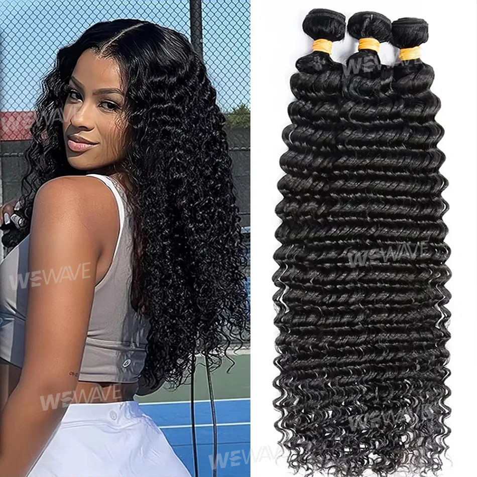 

Вьющиеся пучки человеческих волос Влажные и волнистые волосы 1 3 4 пучка предложений 100% необработанные девственные волосы Перуанские волосы с глубокими волнами для женщин