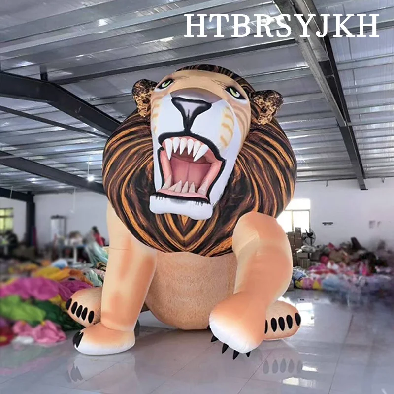 

Inflatable animal air models, monkeys, owls and lions, with blowers, outdoor square and shopping mall activity decorations