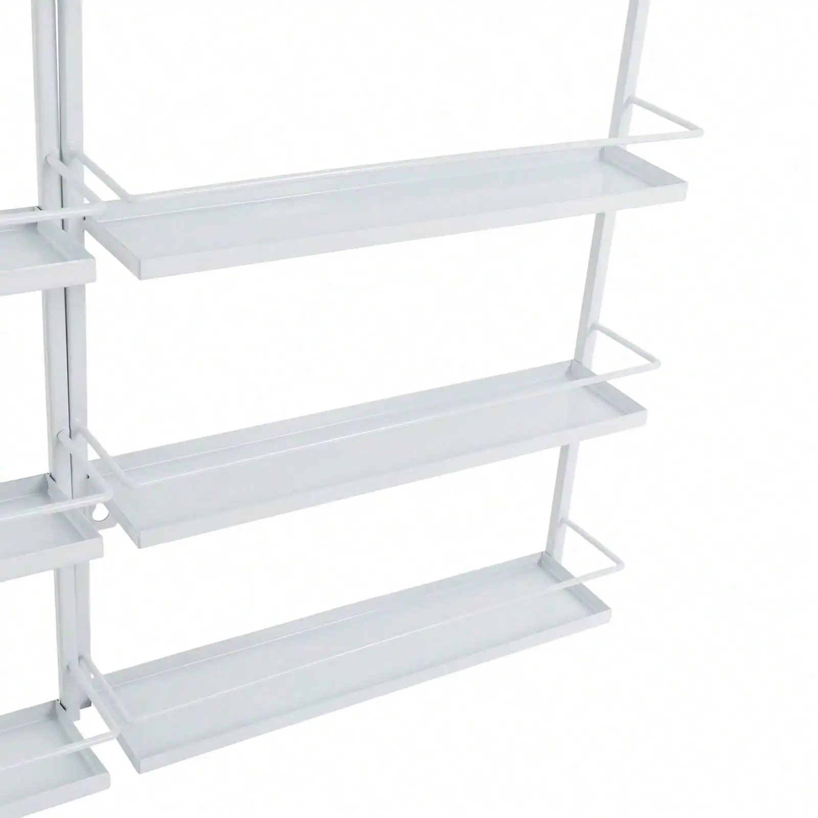 Supports de rangement muraux pour vernis à ongles à 5 niveaux, support de vernis à ongles en métal, vitrine cosmétique pour maison, Spa, Salon de manucure, magasin