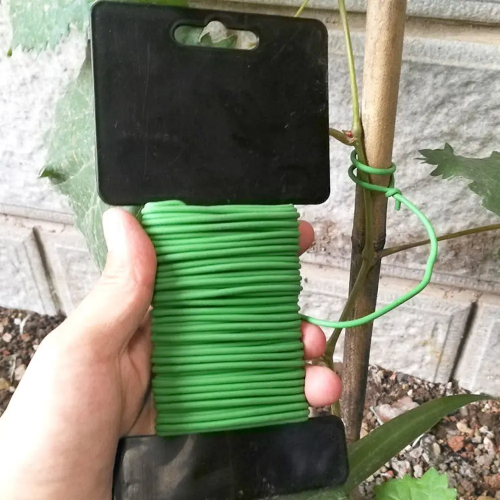 

Garden Plant Ties Strong Flexible Cuttable Bendable TPR Protection Layer for Trees Flowers Vines Supports