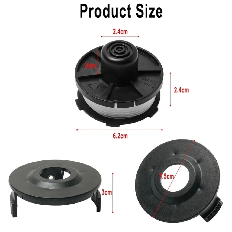 1set Strimmer Spool Line Mower Reel Fits For Makita 196146-9 Tap Go  BUR181/141 DUR181/141 Gardening Accessories