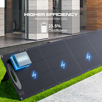 VDL  200W Foldable Solar Panel, 18V Portable Solar Charger, Waterproof IP68 for Power Station, Rv Camping