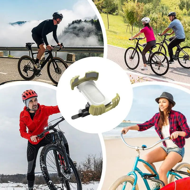 Solid Cycling Phone Stand Shockproof Cycling Phone Supporter Mount Mountain Cycling Smart Phone Holder For Navigation Bracket