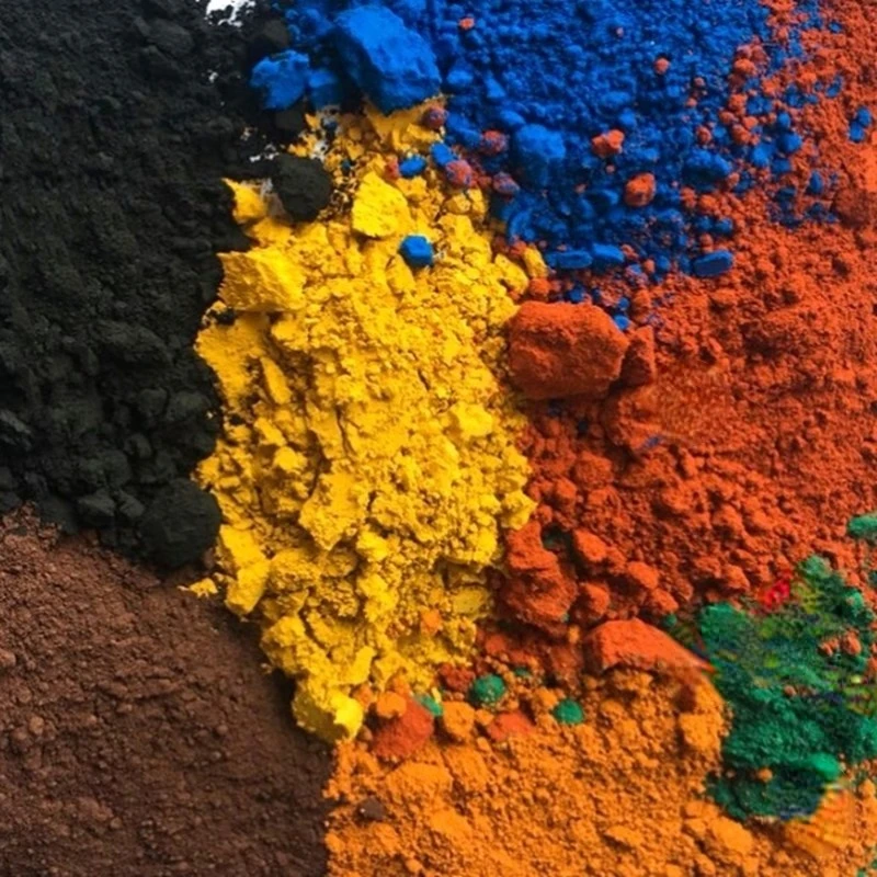 Pigment tlenku żelaza Proszek węglowy Pierwszej klasy Kolor cementu Betonowa podłoga witrażowa Cementowa powłoka chodnikowa